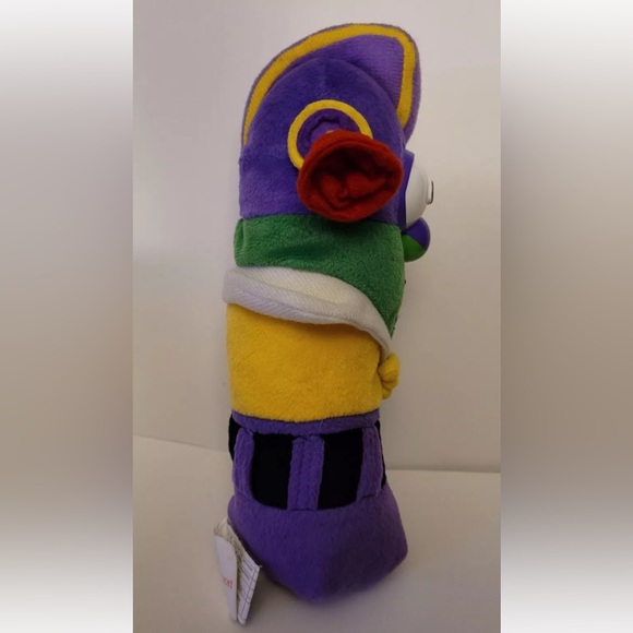 Larry Boy Cucumber Plush Stuffed Veggie Tales Vintage CR Gibson Big Ideas RARE - Picture 2 of 4